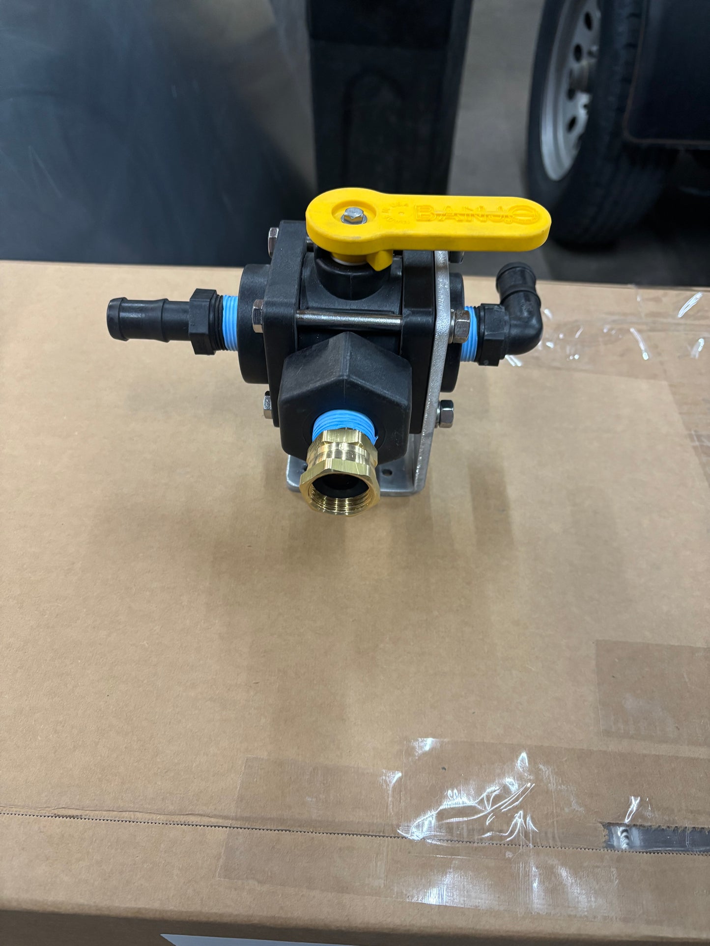 Remote Tank Fill Port w/3 Way Valve
