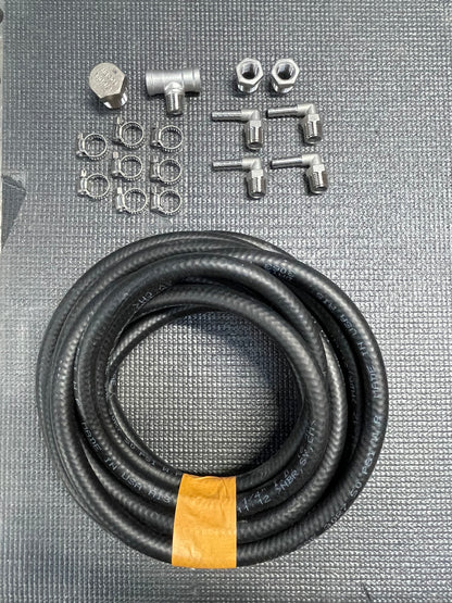 Fuel Tank Plumbing Kits for Dual Engines (Stainless)