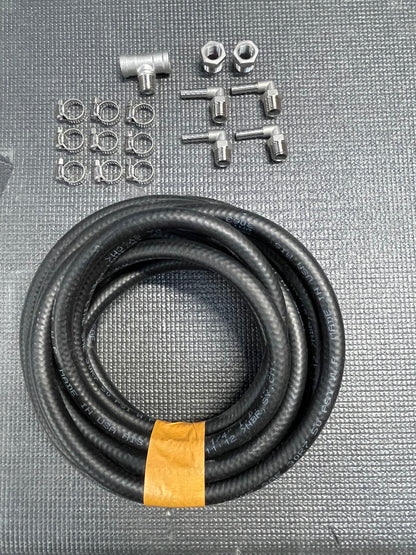 Fuel Tank Plumbing Kits for Dual Engines (Stainless)